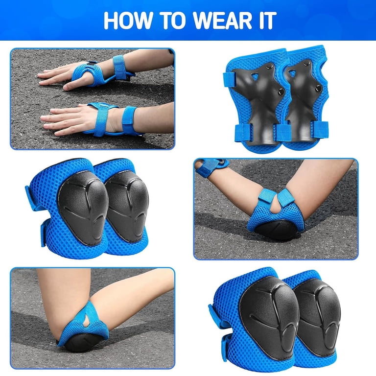 Rirool Kids Protective Gear Set, Blue photo 2