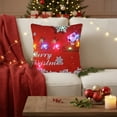 thumbnail image 4 of LED Christmas Pillow Glowing Holiday Decor Dual Mode Lighting Plush Sofa Cushion Living Room Decoration Festive Throw Pillow Home Accent, 4 of 5