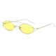 thumbnail image 5 of Gafas de terre Lentes Ovales 400 Protección de Ojos Libre de Cumpleaños para Mujr Hombre Amarillo BLESIY Gafas de sol ovales de las mujeres, 5 of 6