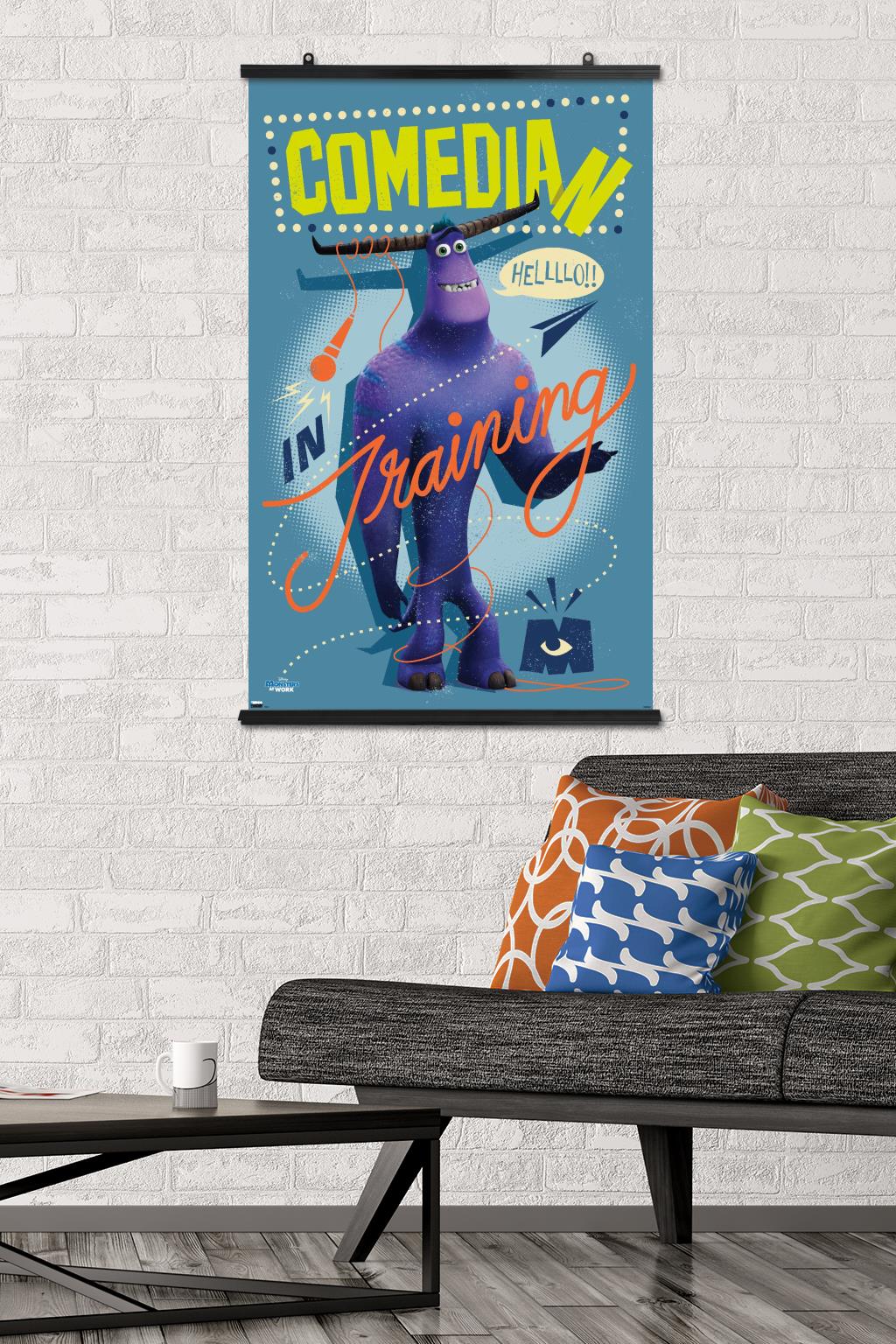 Disney Monsters at Work - Comedian Wall Poster, 22.375" x 34"