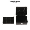 thumbnail image 4 of Metal Cash Box, Large Space Black 6 Compartments Money Box  for Business, 4 of 7