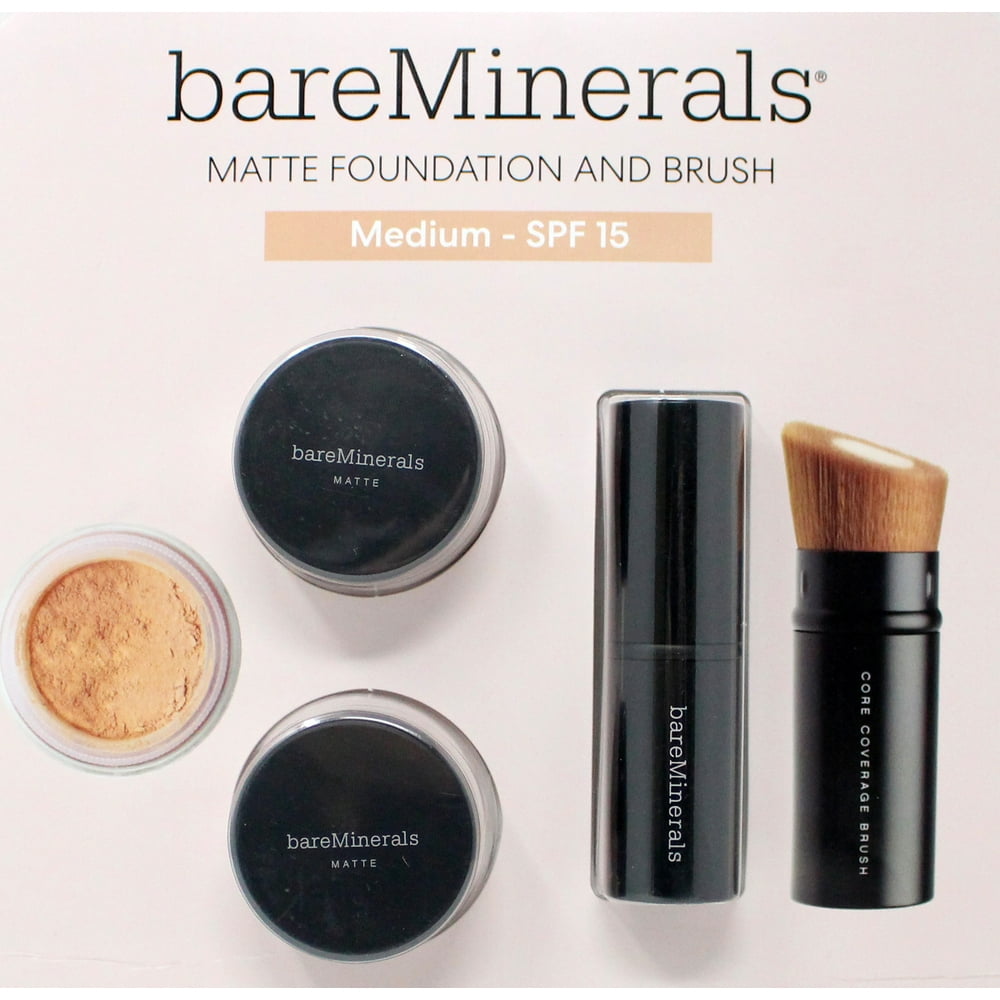 BareMinerals Bare Minerals Matte Foundation and Brush Set Walmart