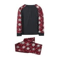 thumbnail image 3 of Azrian Deals Family Christmas Pajamas Set Red Plaid Top and Long Pants Sleepwear Sets Clearance, 3 of 6