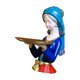 thumbnail image 3 of Estatuilla de femenina, pantalla de grabado de resina, almacenamiento de artículos diversos, bandeja de tocador, accesorios para fotografía, decoració Azul Fernando Escultura de niñas, 3 of 8