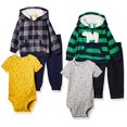 thumbnail image 2 of Carter's Ensemble Cardigan 2 Pcs pour Bébé Garçons, Rayures Ours à Carreaux Bleus, 2 of 3