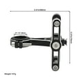 thumbnail image 1 of stanreset Bike Cup Holder Adapter 90 Degree Rotatable Water Bottle Mount Cup Aluminum Alloy Removable Upgrade Cycling Rack Single Row, 1 of 6