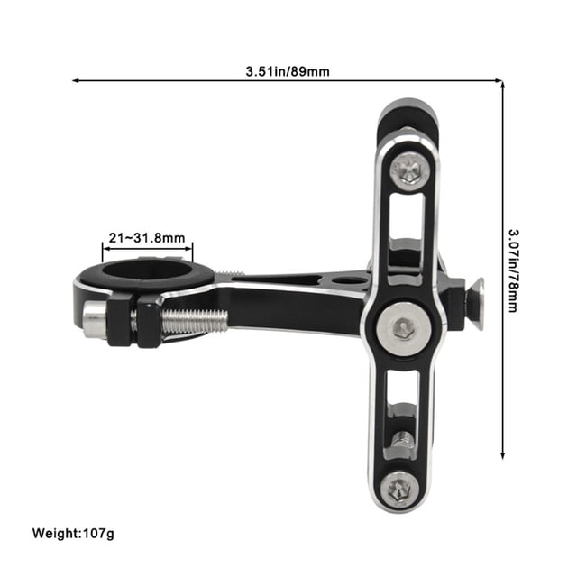 stanreset Bike Cup Holder Adapter 90 Degree Rotatable Water Bottle Mount Cup Aluminum Alloy Removable Upgrade Cycling Rack Single Row