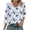 ☃068-Multicolor, variant on Xuyuer 3/4 Length Sleeve Womens Tops Casual V Neck Shirts Soft Basic Tees Business Work Blouses Floral Printed Cute Tunic Tops