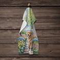 thumbnail image 4 of Golden Retriever Spring Path Kitchen Towel, 4 of 5