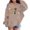 R103-Khaki, variant on RMGVDSD Hoodies for Girls Back To School Hooded Sweatshirts Letter Print First Day Of School Hoodie Pullover Tops Loose Fit Trendy Clothes Comfy Sweatshirt 3-4 Years