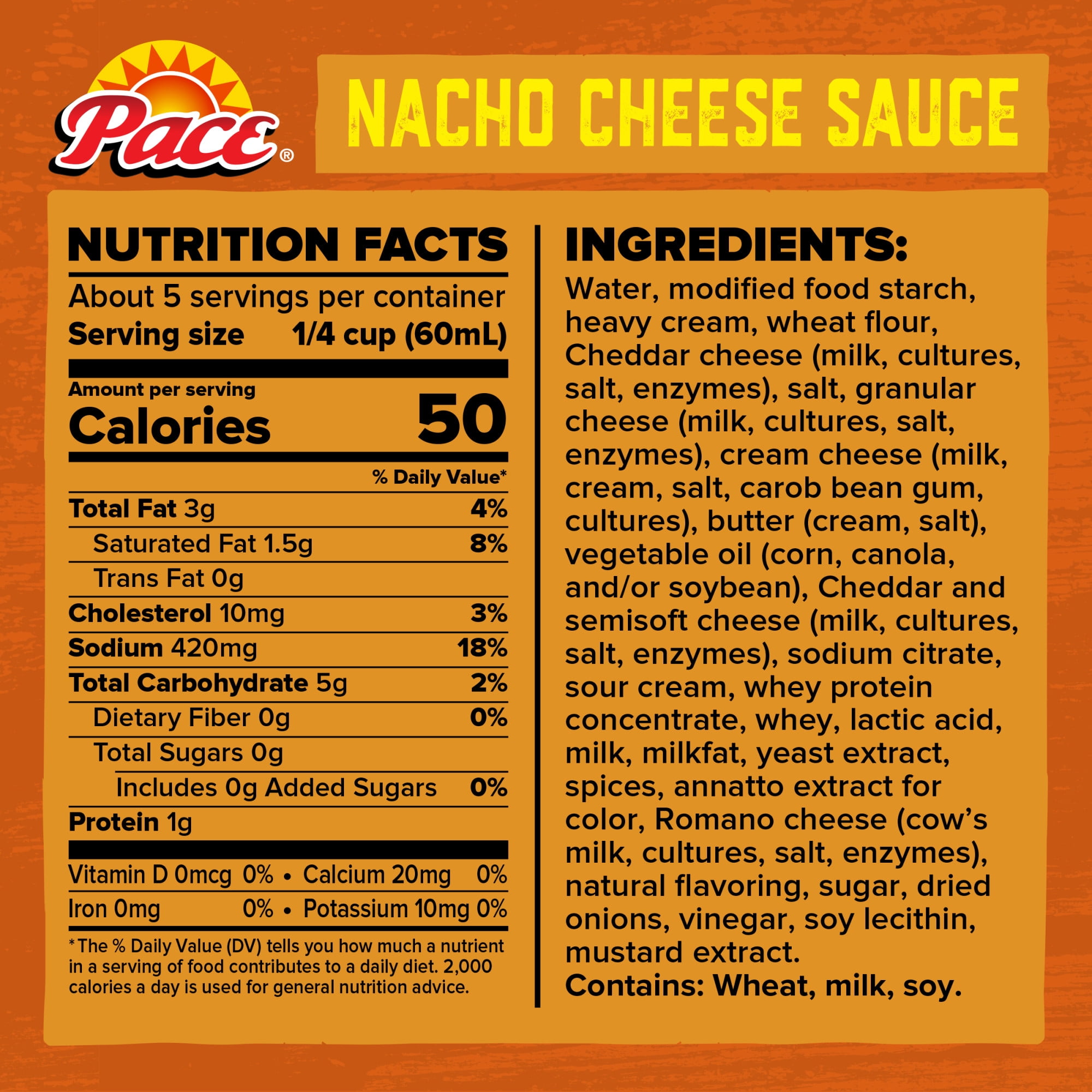 (12 pack) Pace Mild Nacho Cheese Sauce, 10.5 oz