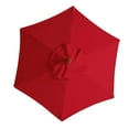 thumbnail image 1 of fastboy Auvent de Parapluie en Polyester Sans Support Couleur Unie Toile de Remplacement Imperméable pour Cour, Jardin, Patio, Cour Rouge, 1 of 7
