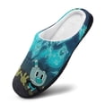 thumbnail image 3 of The Cuphead Show Season Fuzzy Cotton Slippers For Mens Winter Cotton Lightweight Anti-slip Rubber Sole Slippers House Open Back Slippers Closed Toe Slippers, 3 of 9