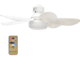 thumbnail image 1 of Ventilador Abanico Techo Lámpara Control Remoto Iluminación Xtellar blanco, 1 of 3
