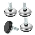 thumbnail image 1 of Niveladores de pies de muebles con rosca M8 de 4 piezas, pies ajustables de nivelación de mesa de 32x20, nivelación de deslizadores de muebles para patas de silla y taburete, negro, 1 of 6