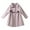 Pink, variant on Lkhaha Toddler Girl Jacket Unisex Solid Double Ruched Princess Bow Wool Coat Kids Outerwear Jackets Size 4-5 Years