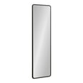 thumbnail image 1 of Kate and Laurel Caskill Modern Framed Full-Length Rounded Rectangle Mirror, 16 x 48, Black, Narrow Decorative Round Rectangular Statement Mirror for Wall, 1 of 8