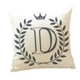 thumbnail image 1 of Cartoon Fashion English Letters Print Sofa Pillow Cushion Cover Home Decoration, multi-coloured, D, 1 of 5