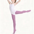 thumbnail image 5 of ZyeKqe Kids Socks Solid Color Dance Tights Super Stretchy Footed Ballet Soft Breathable Footed for Girls Dance Daily Wear, 5 of 9