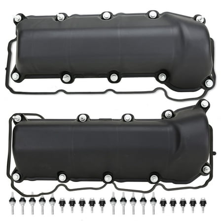 Engine Parts Valve Covers Compatible with Dodge Ram 1500 Durango Dakota Nitro Jeep Commander Grand Cherokee Liberty 3.7L V6 2002-2012 Replace 53021937AC 53021938AB