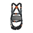 thumbnail image 2 of Arnés de seguridad para escalada Cuerpo de árbol de roca Protección contra caídas Arnés para rappel Cinturón - Arnés de seguridad ajustable, Equipo Negro Sharpla arnés de escalada en roca, 2 of 8