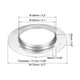 thumbnail image 2 of Conector de ducto de metal Uxcell de 4" con brida, placa de montaje de ducto de tubo de escape, paquete de 3, 2 of 5