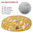 thumbnail image 2 of Majestic Pet | Plantation Round Pet Bed For Dogs, Removable Cover, Yellow, Medium, 2 of 5