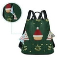 thumbnail image 5 of FORMRS Women's Travel Backpack Purse Anti-Theft Hidden Pockets Casual Shoulder Bag, Christmas Santa Hats, 5 of 7