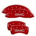 thumbnail image 2 of MGP Caliper 34218SGMCR Red & Silver Caliper Covers with GMC Engraving - Set of 4, 2 of 2