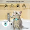 thumbnail image 3 of 30*30cm style3 Collar de gato de seguridad de silicona con gatito separable ajustable con campana, 3 of 5