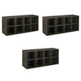thumbnail image 1 of ClosetMaid 8 Box Cube Closet Shoe Organizing Storage Station, Espresso (3 Pack), 1 of 8