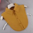 thumbnail image 4 of LoudSung Fake Collar Detachable Half Shirt Blouse False Collar Sets Elegant Pure Color for Women Girls 3PCS, 4 of 7