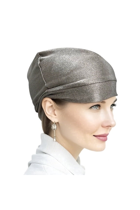 EMF Protection Beanies Cap,Unisex Faraday Hat,Microwave Blocking EMF Hat Silver