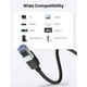 thumbnail image 2 of Cable Ethernet Ugreen Cat 8 Nylon Reforzado Conector Rj45 2m Ugreen UGCBETHRDNYL2M, 2 of 7