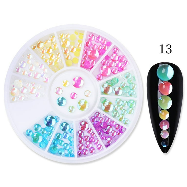 HSMQHJWE French Nail Easy Stamp Rhinestones For Decoration Foil