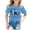 Blue, variant on Girls Tshirts Kids Empowering Slogan Will Be Graphic Tee Short Sleeve Girls' Tops Yellow 6-7 Years