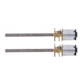 thumbnail image 2 of 2Pcs DC Geared Motor Copper 30RPM Impact Resistance Low Noise Reduction Motor DC6V M4x55mm, 2 of 5