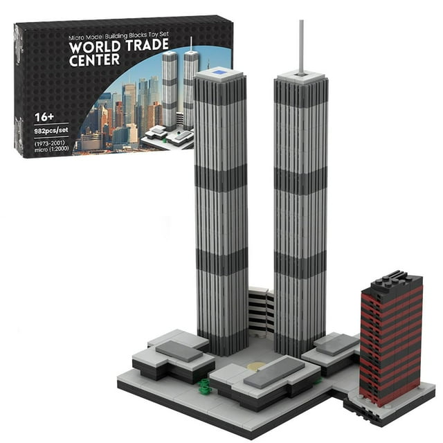 Bloques de construcción CubiMythX Architecture World Trade Center
