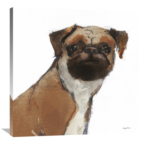 Global Gallery Avery Tillmon 'Snug Watercolor' Canvas Wall Art