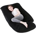 thumbnail image 4 of Full body pillow with detachable washable cover - sleep support for legs, back, neck, shoulders, and abdomen, 4 of 5