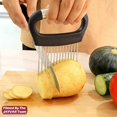 thumbnail image 4 of Onion Holder for Slicing, Large Onion Cutter Vegetable Chopper, 4 of 4