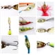 thumbnail image 1 of Trampa para peces submarina iluminada, ojos integrados 3D, pesca D, ojos integrados, lámpara de cebo con luz de pesca, grado profesional, 1 of 7