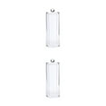 thumbnail image 1 of Decodeary Swabs Box Stick Case Jewelry Holder Clear Lid Design Convenience Transparent Makeup Organizer Shockproof Sweet Gift Transparent 2Set, 1 of 6