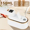 thumbnail image 4 of 1200w Travel Steamer For Clothes, Portable Handheld Steamer Iron，180° Swivel Handle，9s Fast Heating，Lcd Display For Home Dorm Travel Crease Remover For Clothes., 4 of 9