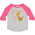 thumbnail image 3 of Inktastic My Great Grandma Loves Me Cute Giraffe Boys or Girls Toddler T-Shirt, 3 of 5