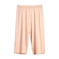 thumbnail image 2 of Utoimkio Women's Capri Pajama Pants Elastic Waist Soft Cropped Lounge Sleep Bottoms, 2 of 6