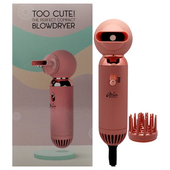 Sèche-cheveux Compact Trop Mignon - Or Rose par Aria Beauty pour Femmes - 1 Pce Sèche-Cheveux