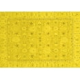 thumbnail image 1 of Ahgly Company Machine Washable Indoor Rectangle Abstract Yellow Modern Area Rugs, 3' x 5', 1 of 4