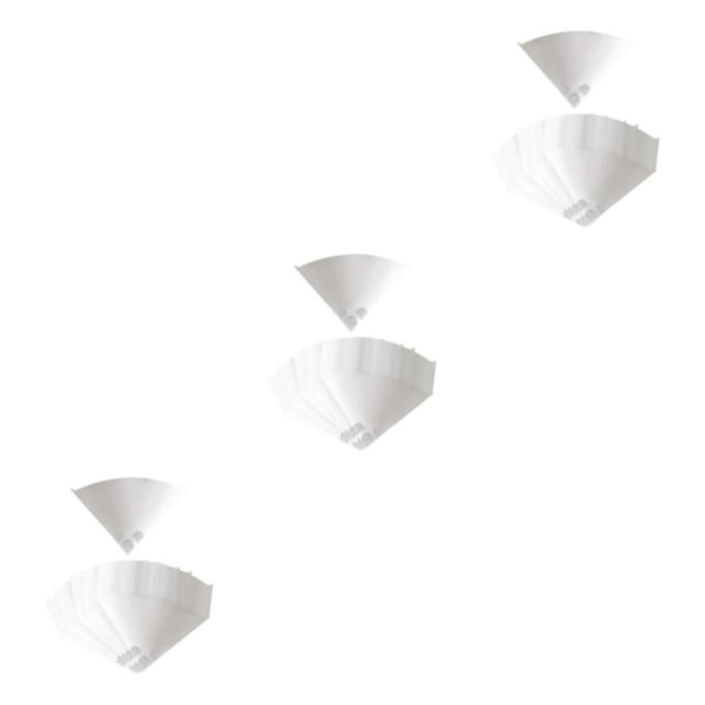 Wosthever 250 unids/pack embudo de papel de cono coladores de pintura de doble propósito embudo de papel Type1 NO1