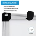 thumbnail image 3 of MasterVision Maya Magnetic Steel Dry-Erase Board, 48" x 72", Aluminum Frame, 3 of 7